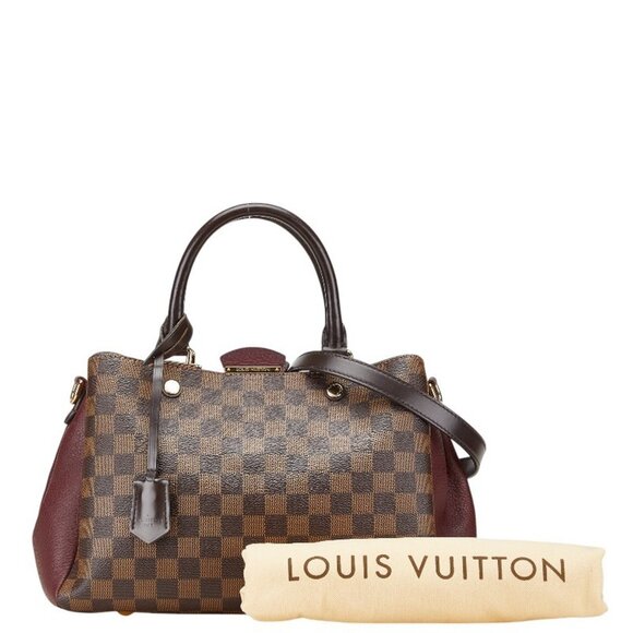 LOUIS VUITTON Brown Damier Leather Shoulder Bag - Picture 13 of 14